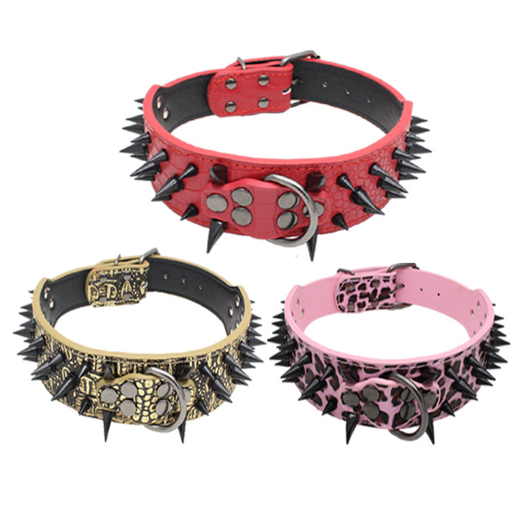 Studded Dog Collar (Wide)