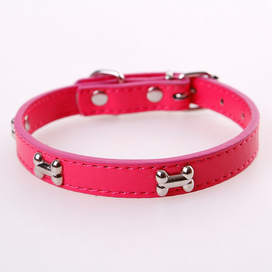 Bone Studded Collar